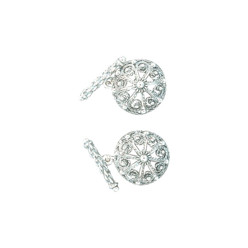 077400 - Mansjettknappar, kvit