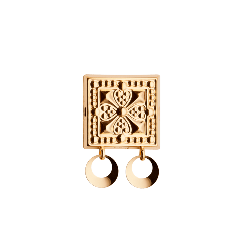 091603 - Follo beltestøl med ringlauv, forgylt