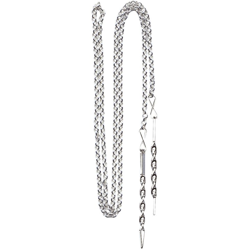 302491 - Kjede 1,1 m med spyd 302400, kvit