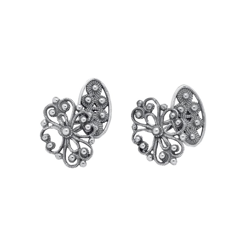 554085 - Mansjettknappar til Landingsdrakt, oksidert