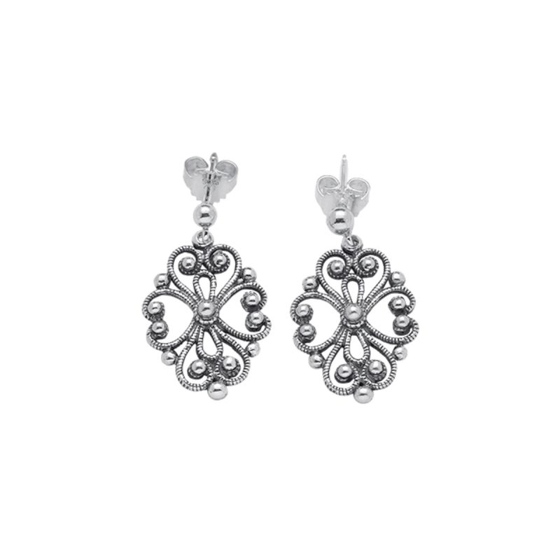 554086 - Landingsdrakt øyrepynt, oksidert