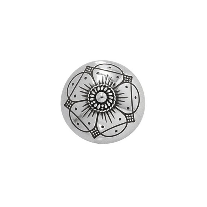 576100 - Knapp 20 mm med botn, oksidert