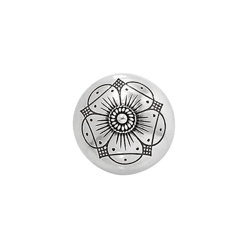 578100 - Knapp 24 mm med botn, oksidert