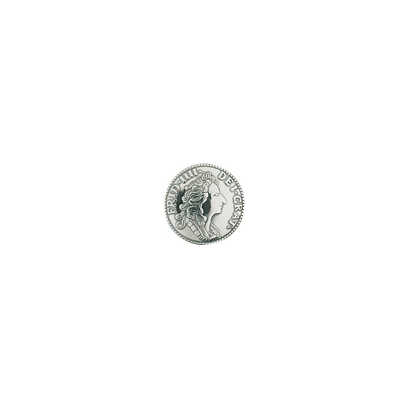 641100 - Knapp mynt 19 mm, oksidert