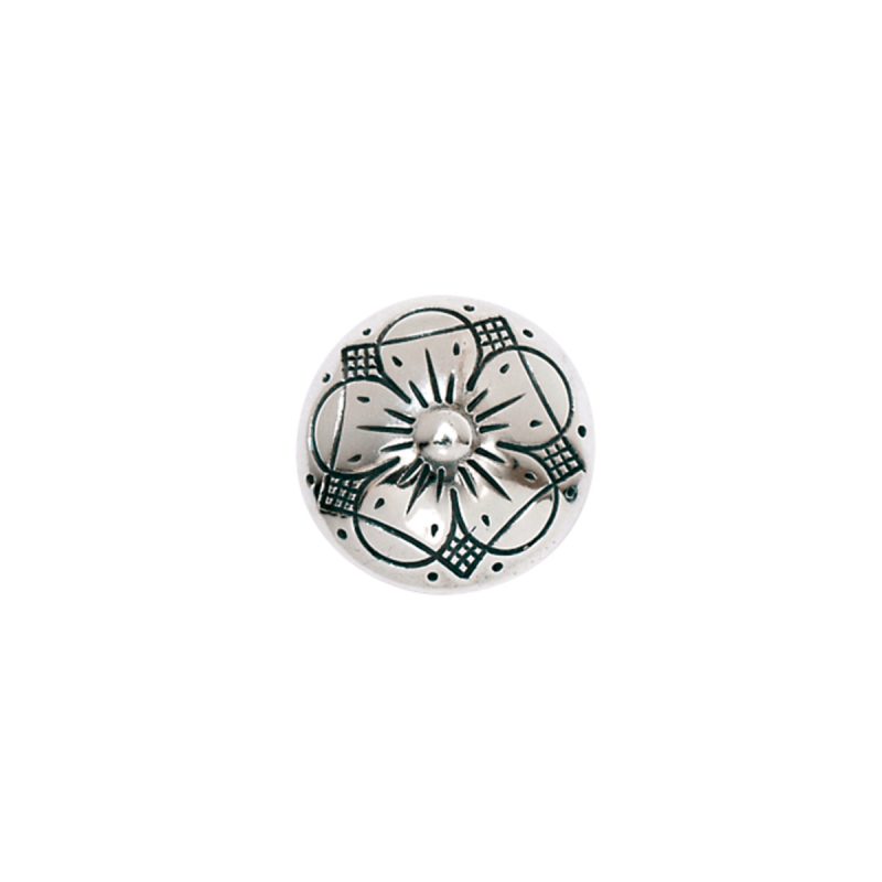 676113 - Knapp 19 mm med lang hempe, oksidert