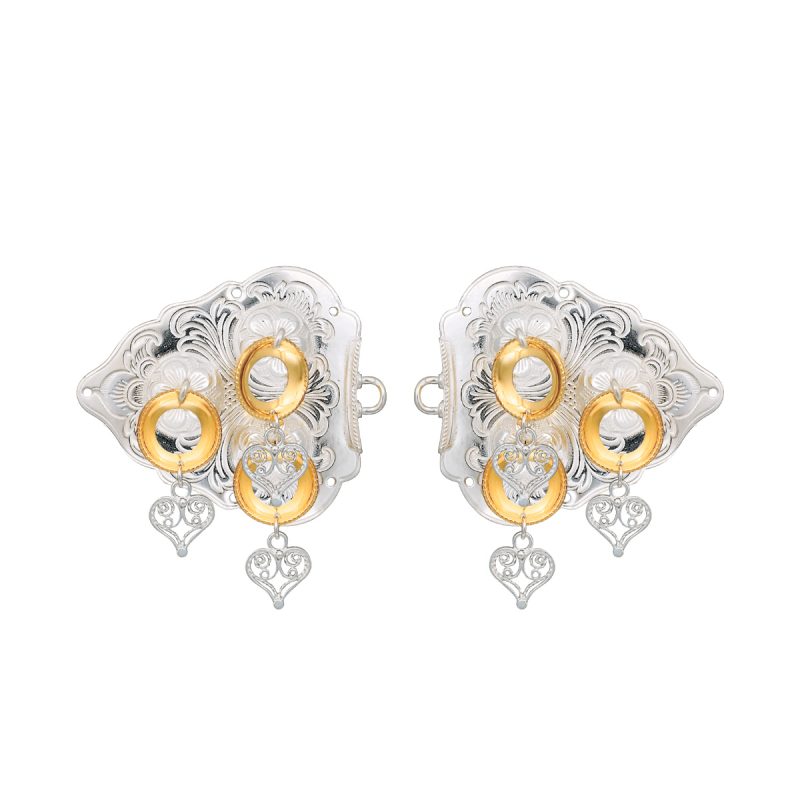 795529 - Spenner, kvit/forgylt