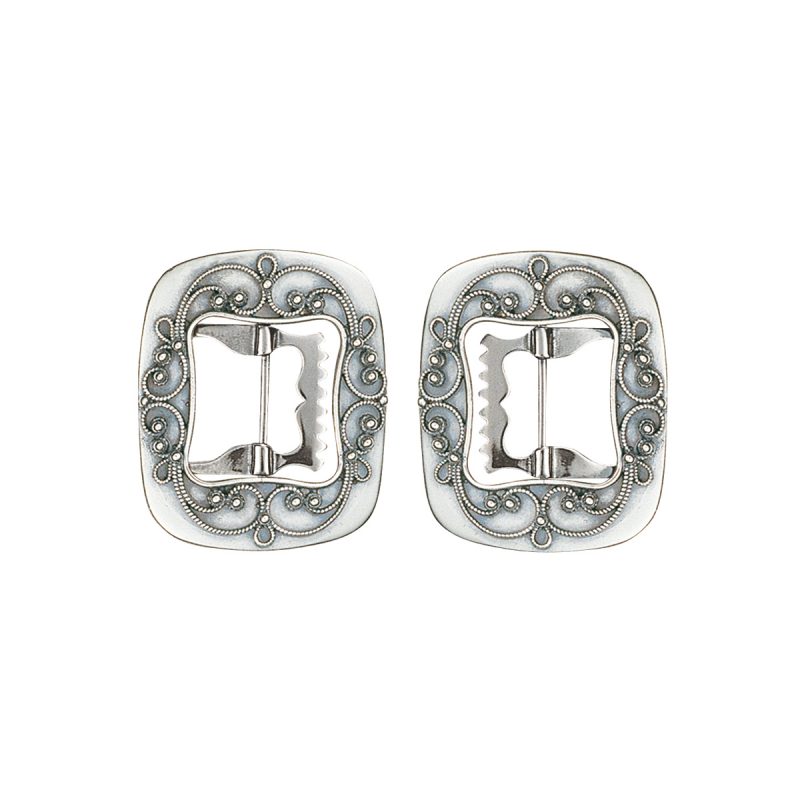 851100 - Rogaland kne- og vestspenne, oksidert