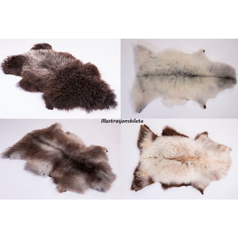 GRA 2001133 - Villsauskinn ass. fargar, stor